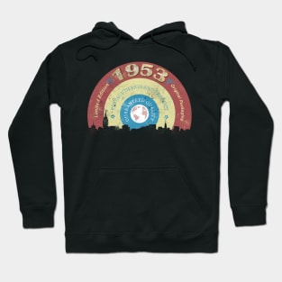 1953 Vintage - Birthday Present - Retro Birth Years - Gift For Her - Gift For Him Hoodie